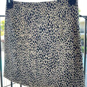 BRANDY MELVILLE  High Waist Tan Leopard Mini Skirt Size XS